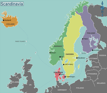 北欧地図